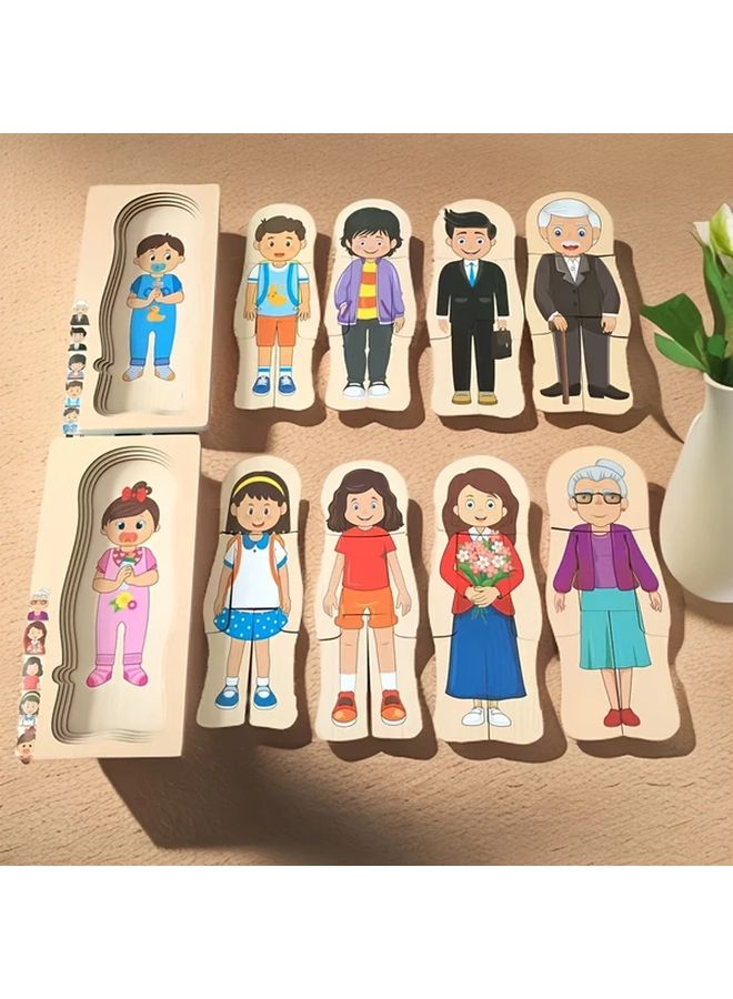 لعبة خشبية تفاعلية تعليمية إدراكية لتنمية الطفل المحير - Image 3